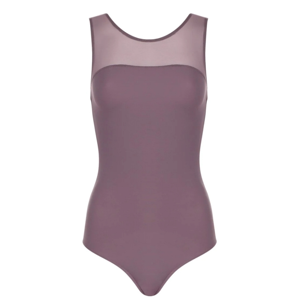 Eleve Leotard Cocoa Mesh Mauve size L